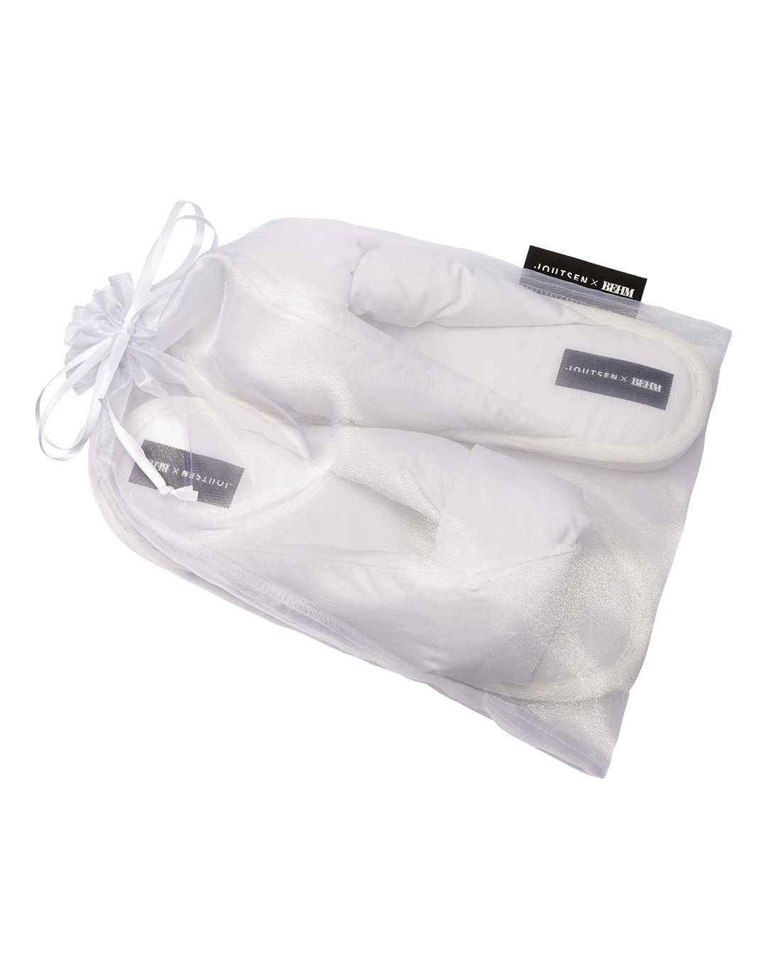 Helmi Down Slippers White
