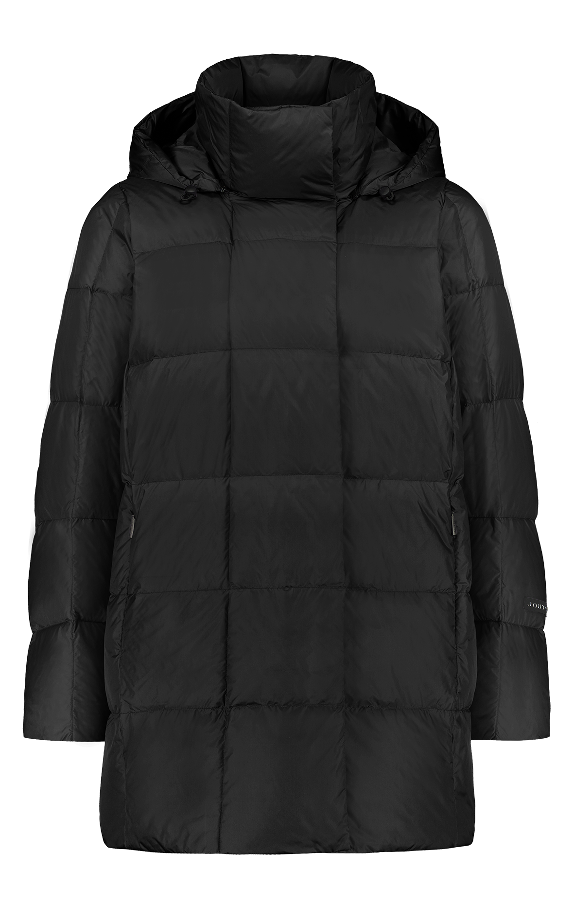 Alma Light Down Coat - Joutsen - Charcoal Black