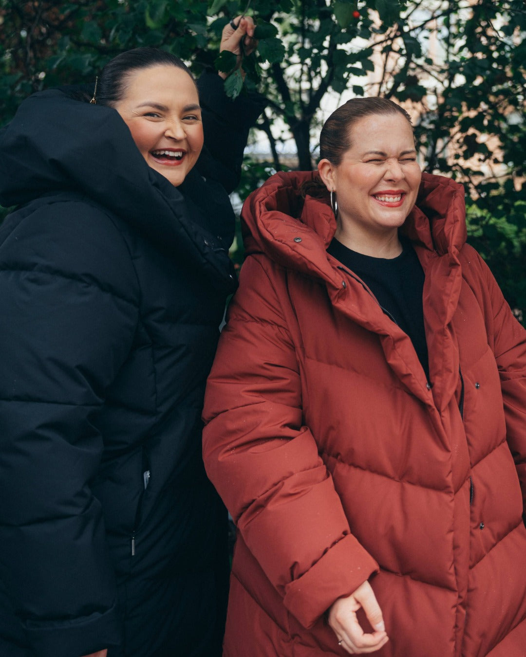 Aino Down Coat Fired Brick