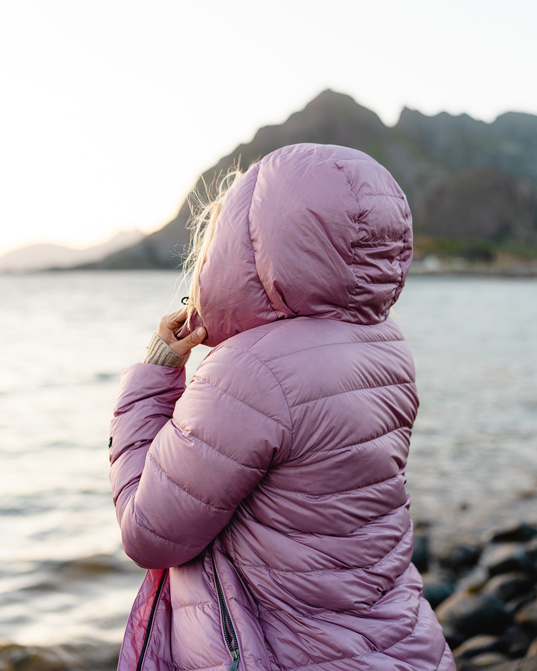 Hanne Light Down Coat Wildflower