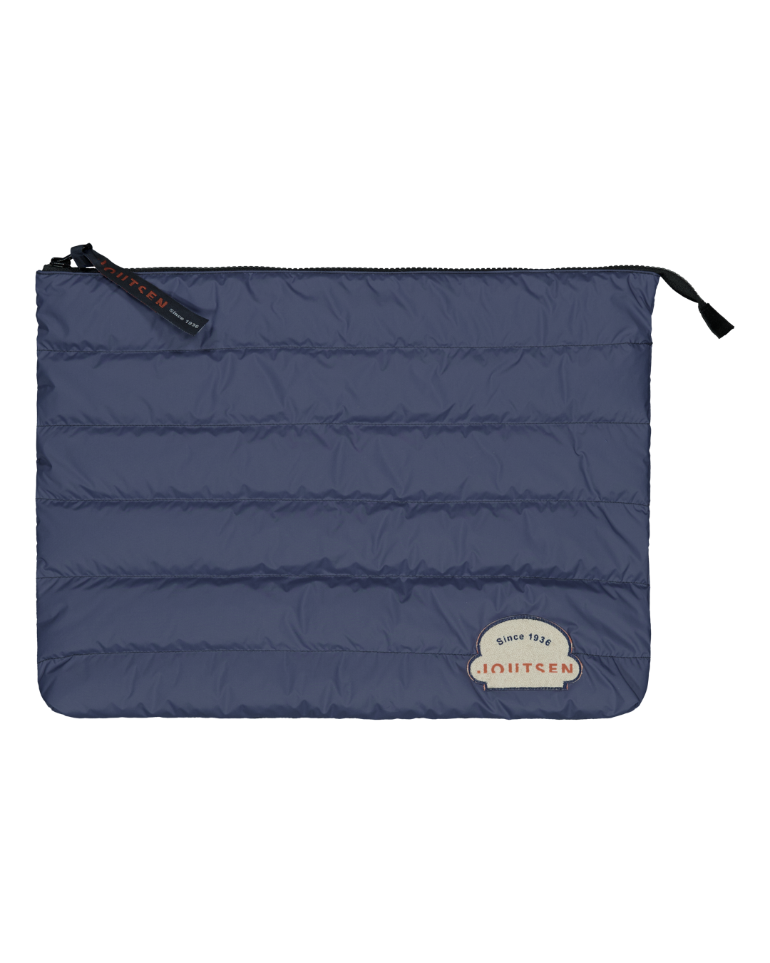 Blue Keiju down-filled storage bag with a Joutsen label