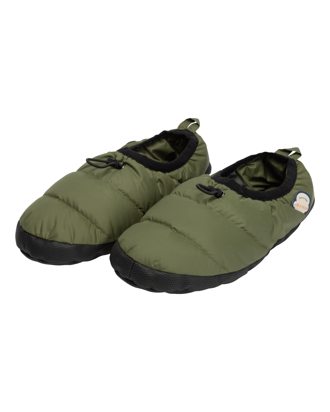Green Metka down slippers