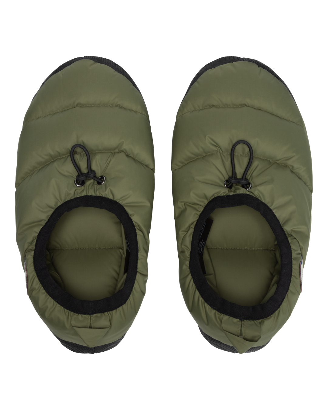 Green Metka down slippers
