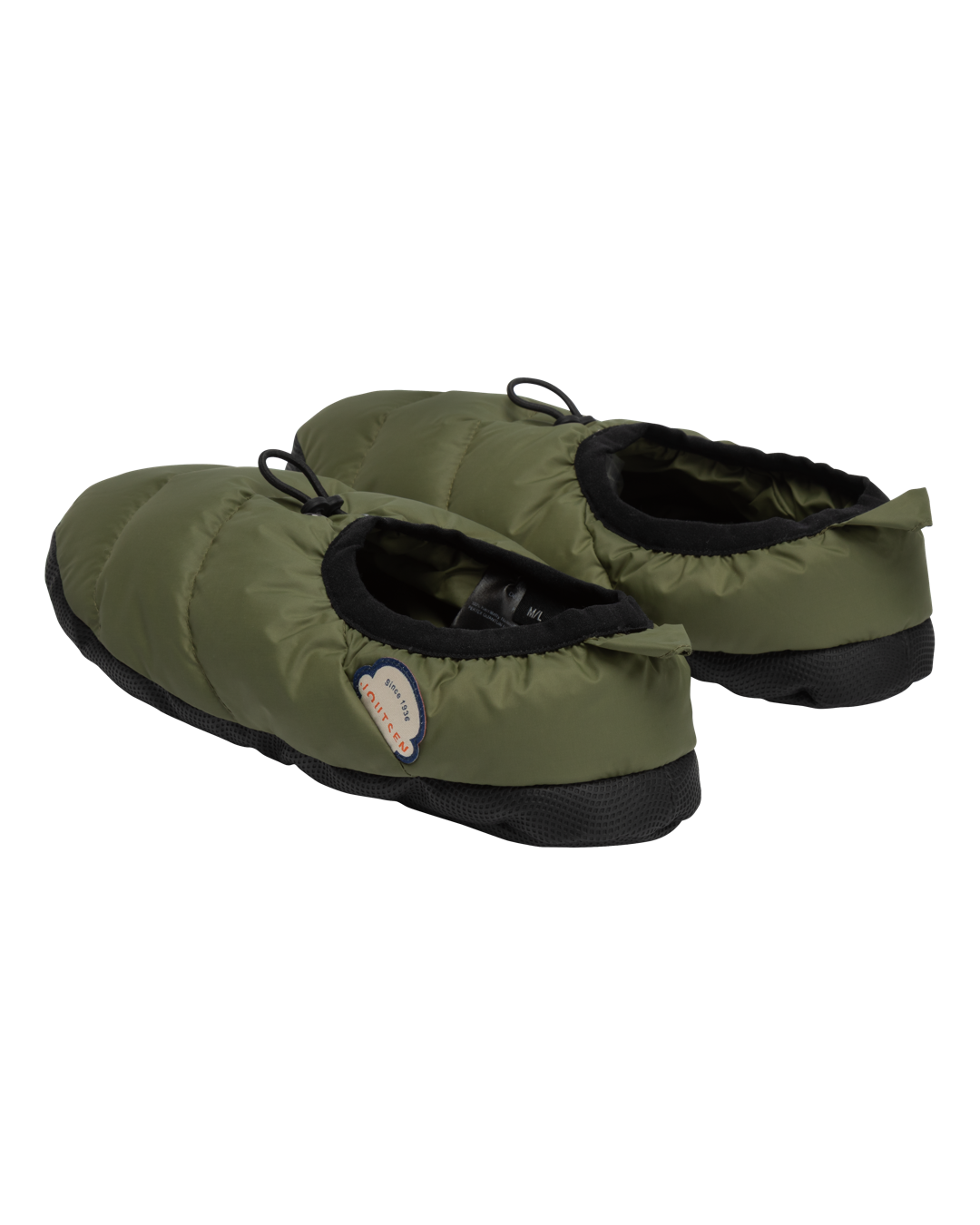 Green Metka down slippers