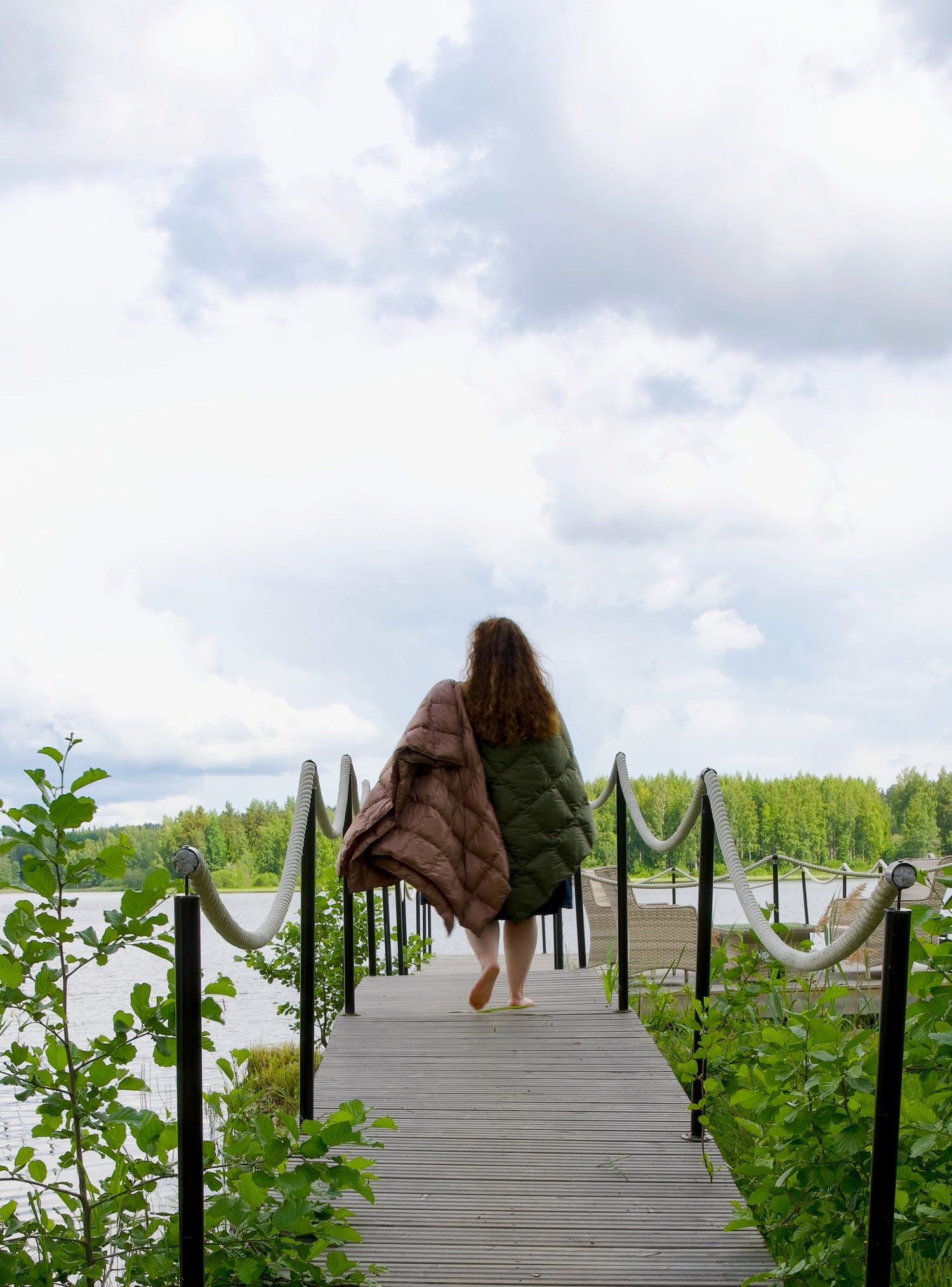 Otava Down Poncho - Joutsen -