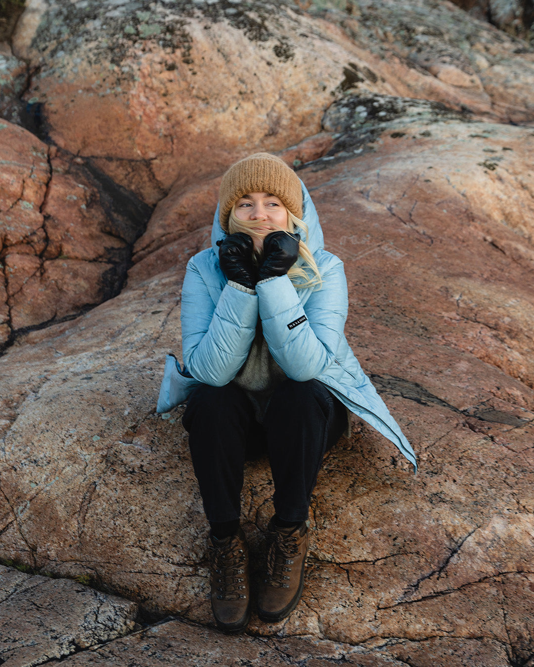 Ruut Light Down Coat Bluebell