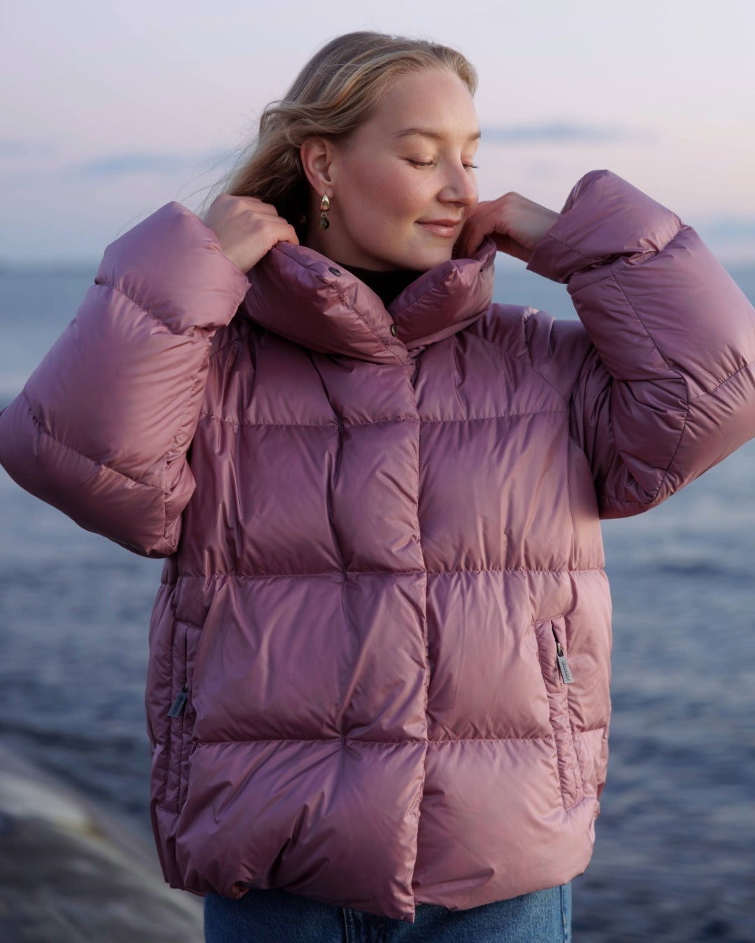 Hildur Down Coat Dusky Orchid