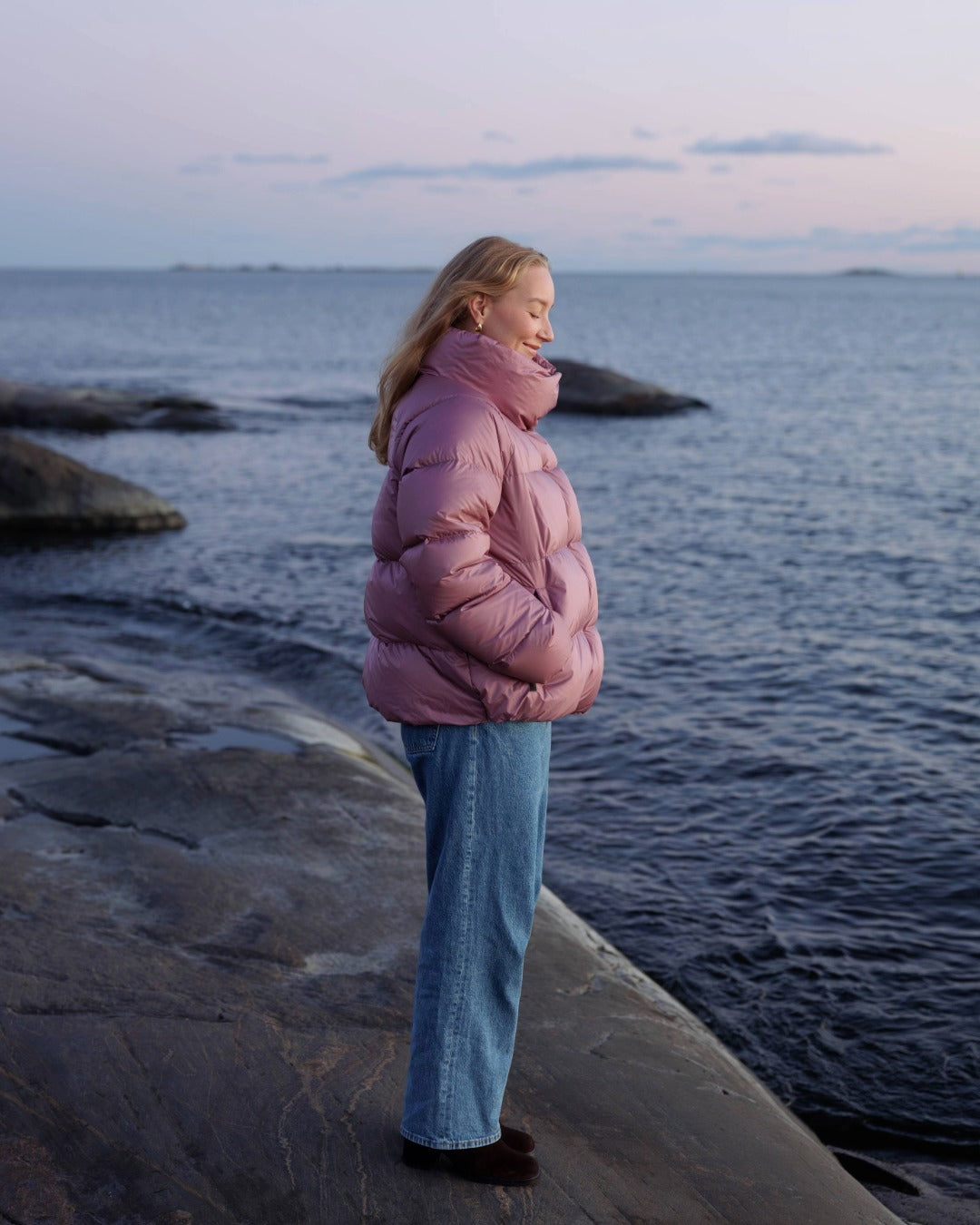 Hildur Down Coat Dusky Orchid