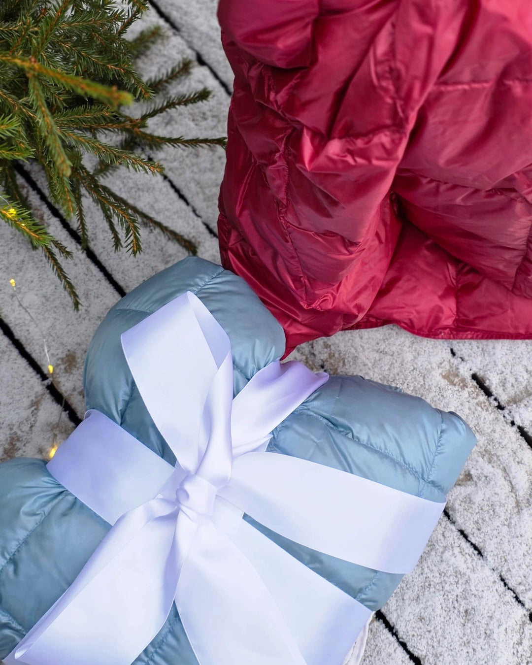 Kulkuri Down Blanket Ice Blue