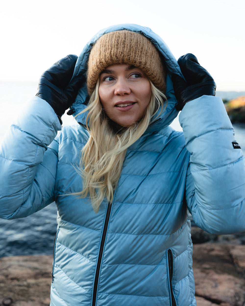 Ruut Light Down Coat Bluebell