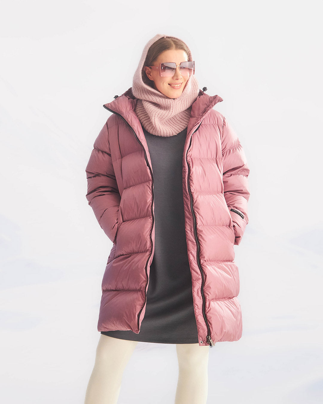 Silvia Down Coat Dusky Orchid