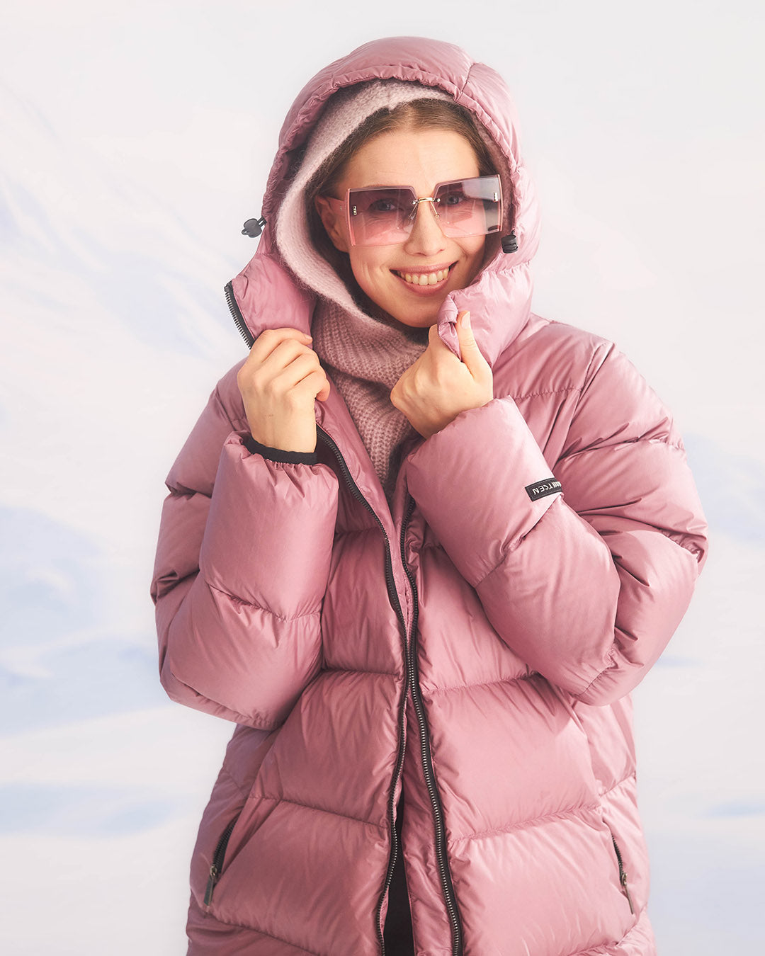 Silvia Down Coat Dusky Orchid