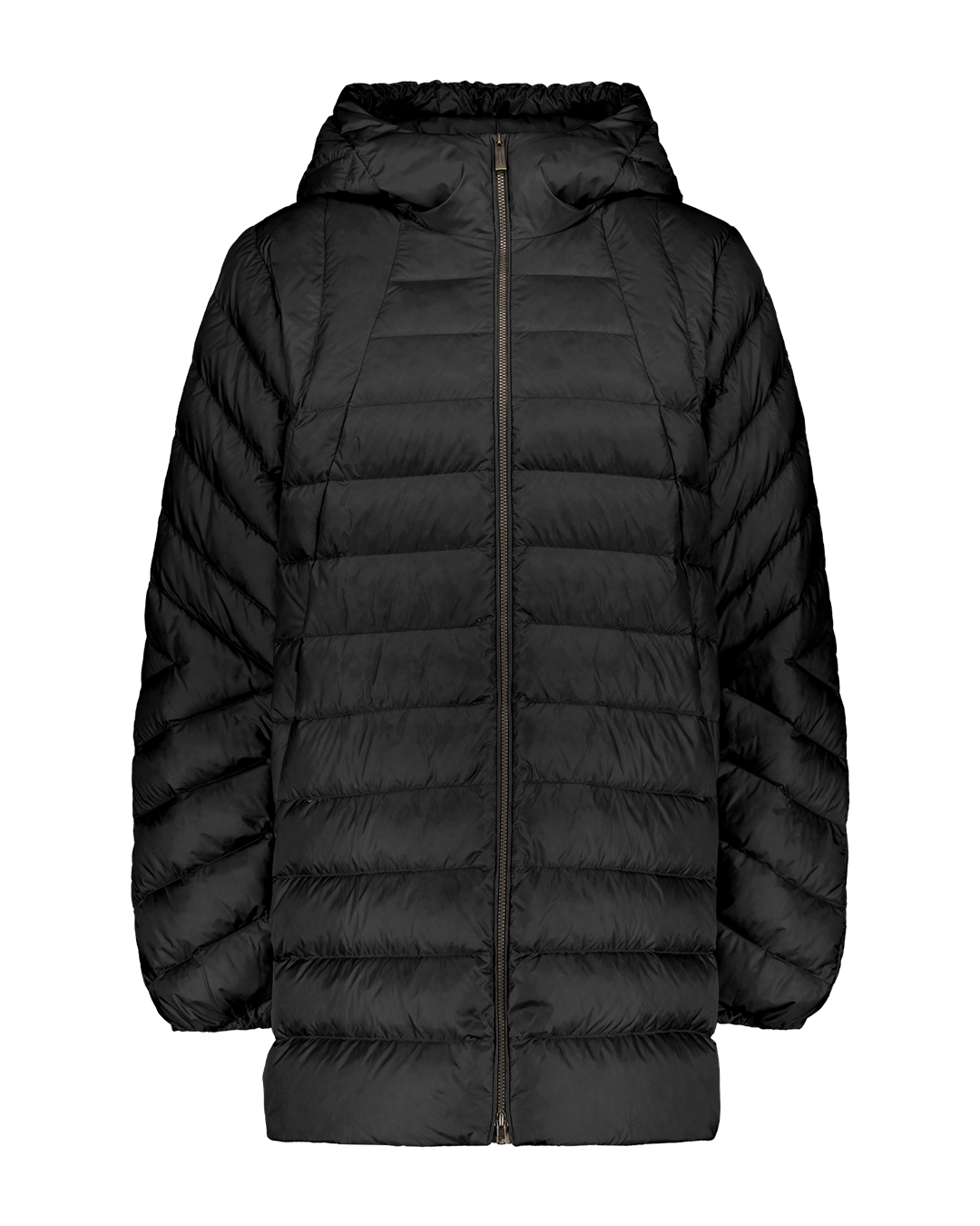 Orvokki Light Down Coat Charcoal Black - Joutsen - Charcoal Black