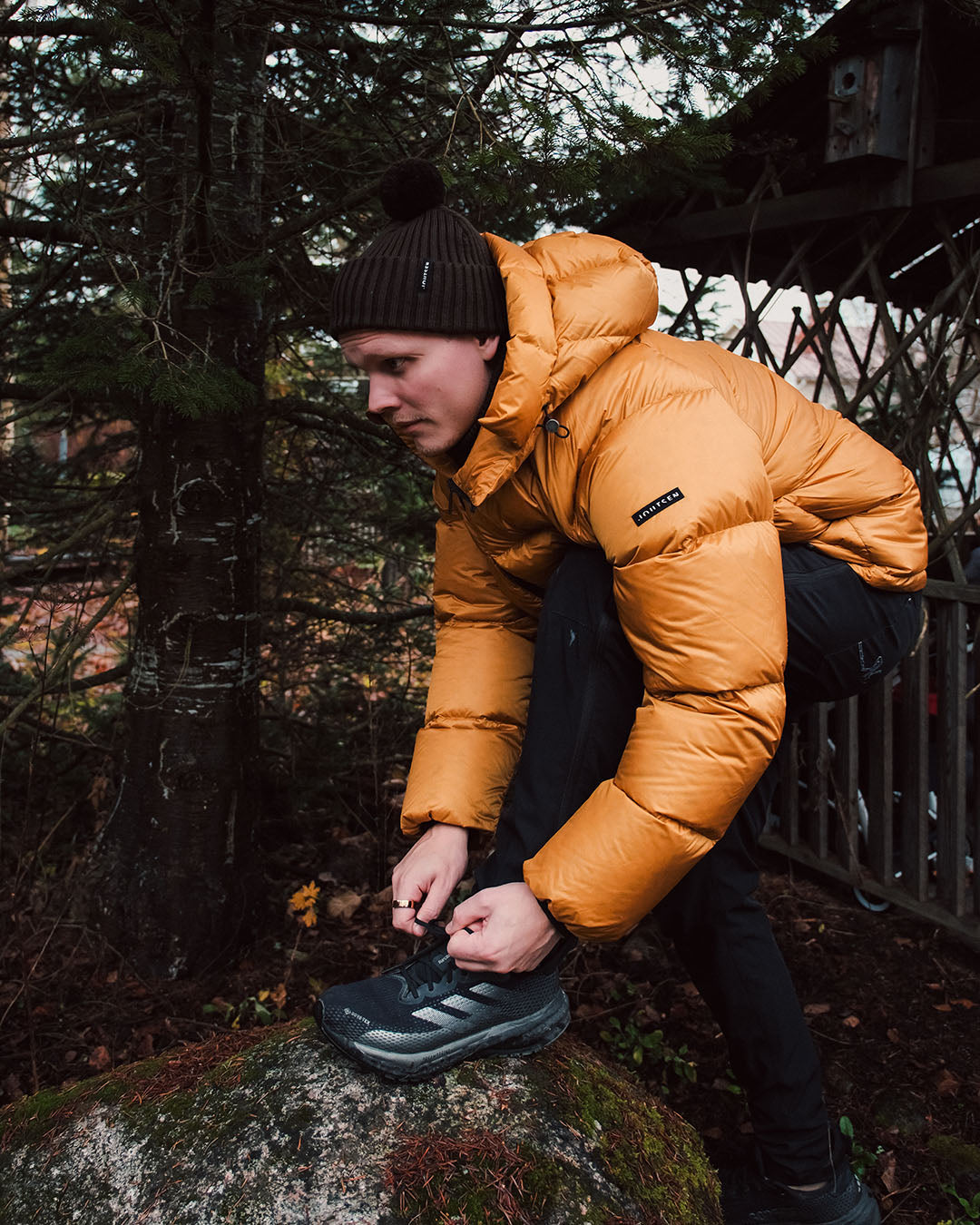 Huurre Down Coat Amber