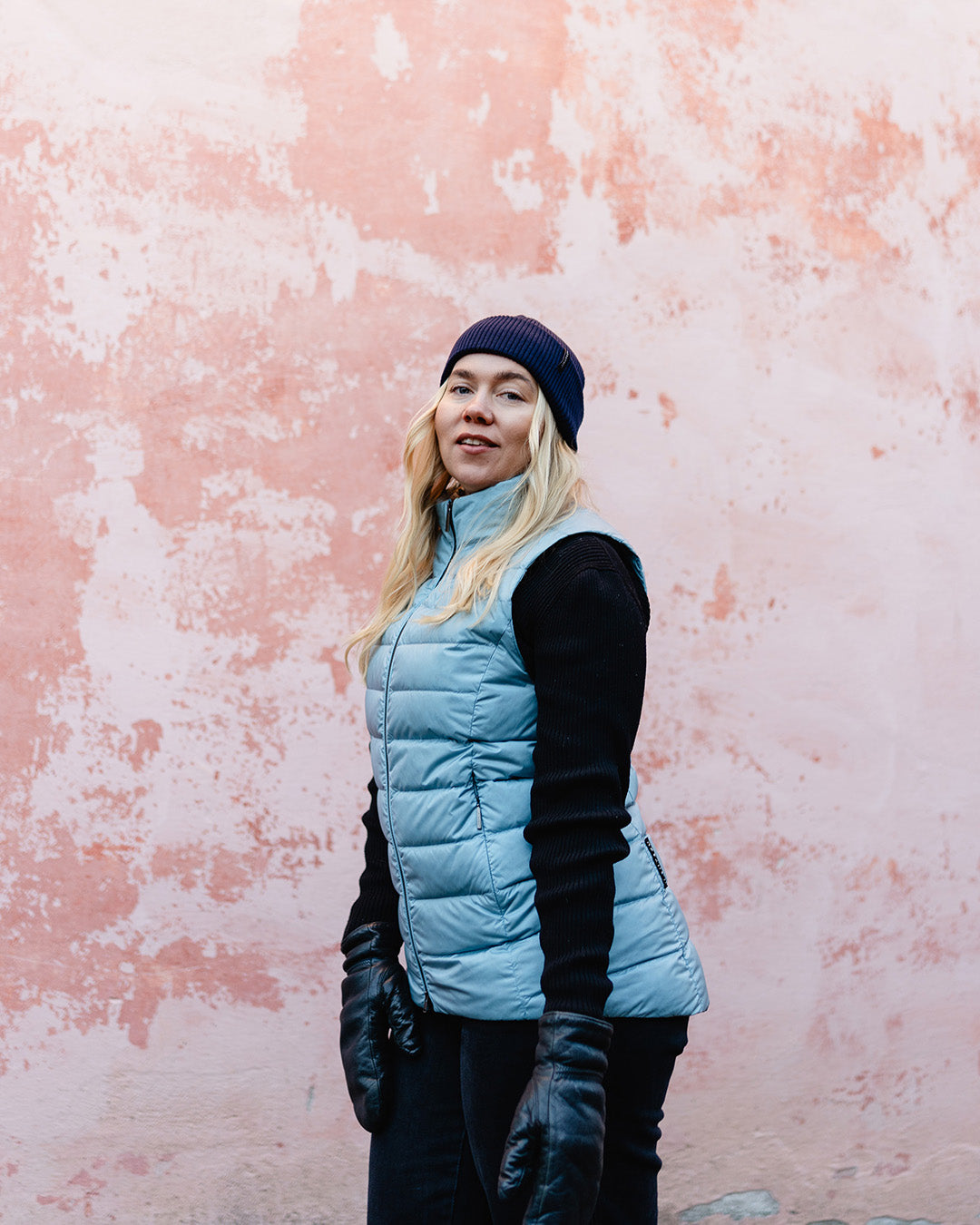Lady Down Vest Bluebell