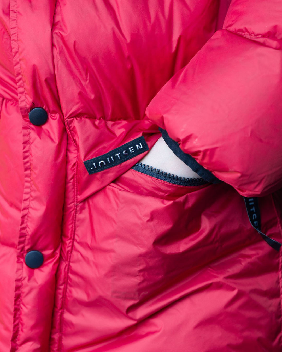 Tauko Down Coat Colour Raspberry