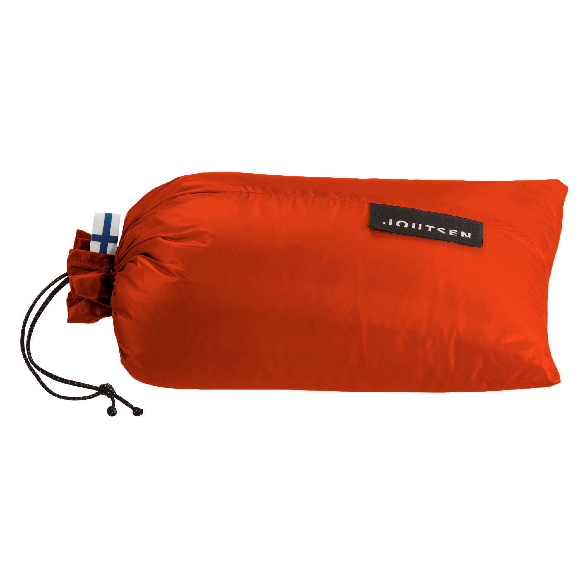 Kulkuri down blanket is packed in a storage bag.