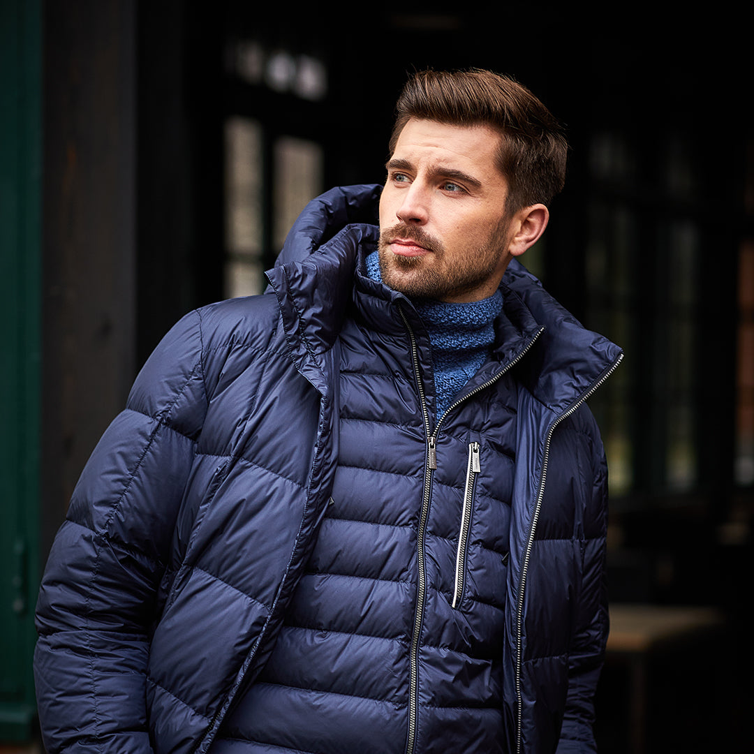 Men's down and light down coats