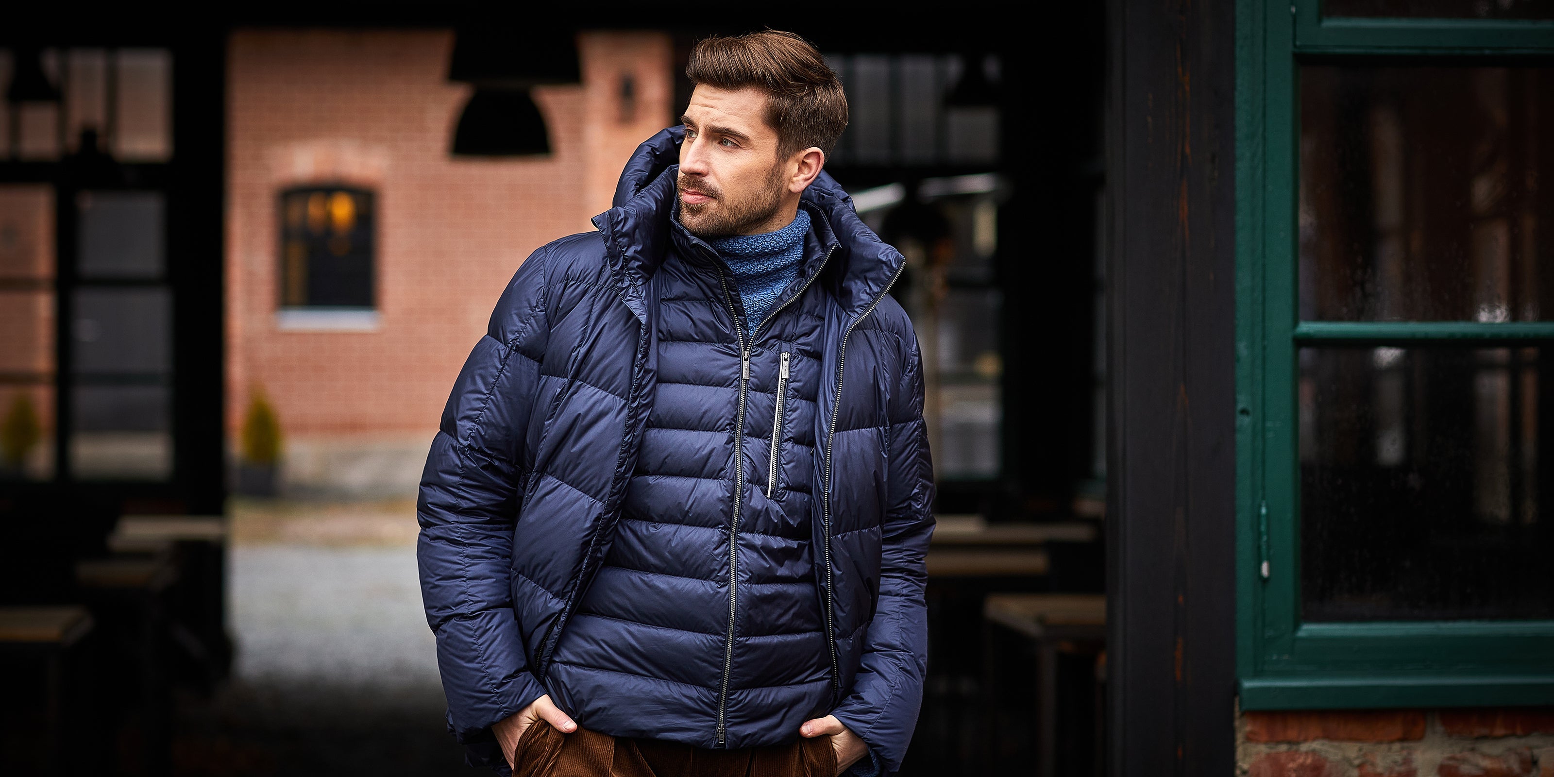 Men's down and light down coats