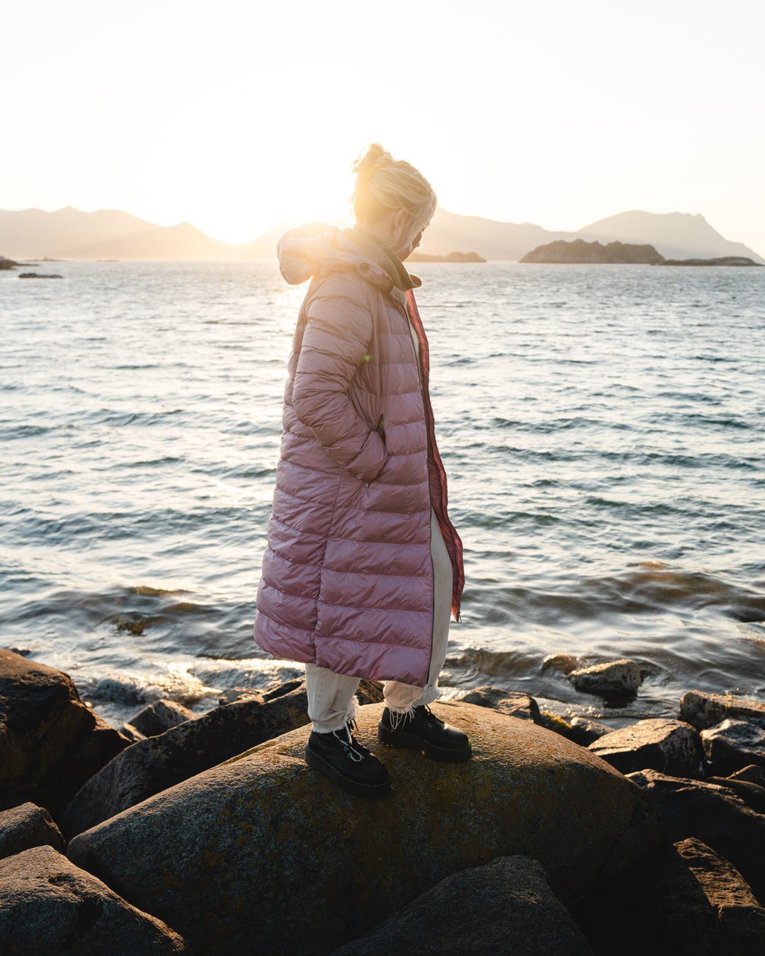 Hanne Light Down Coat Storm