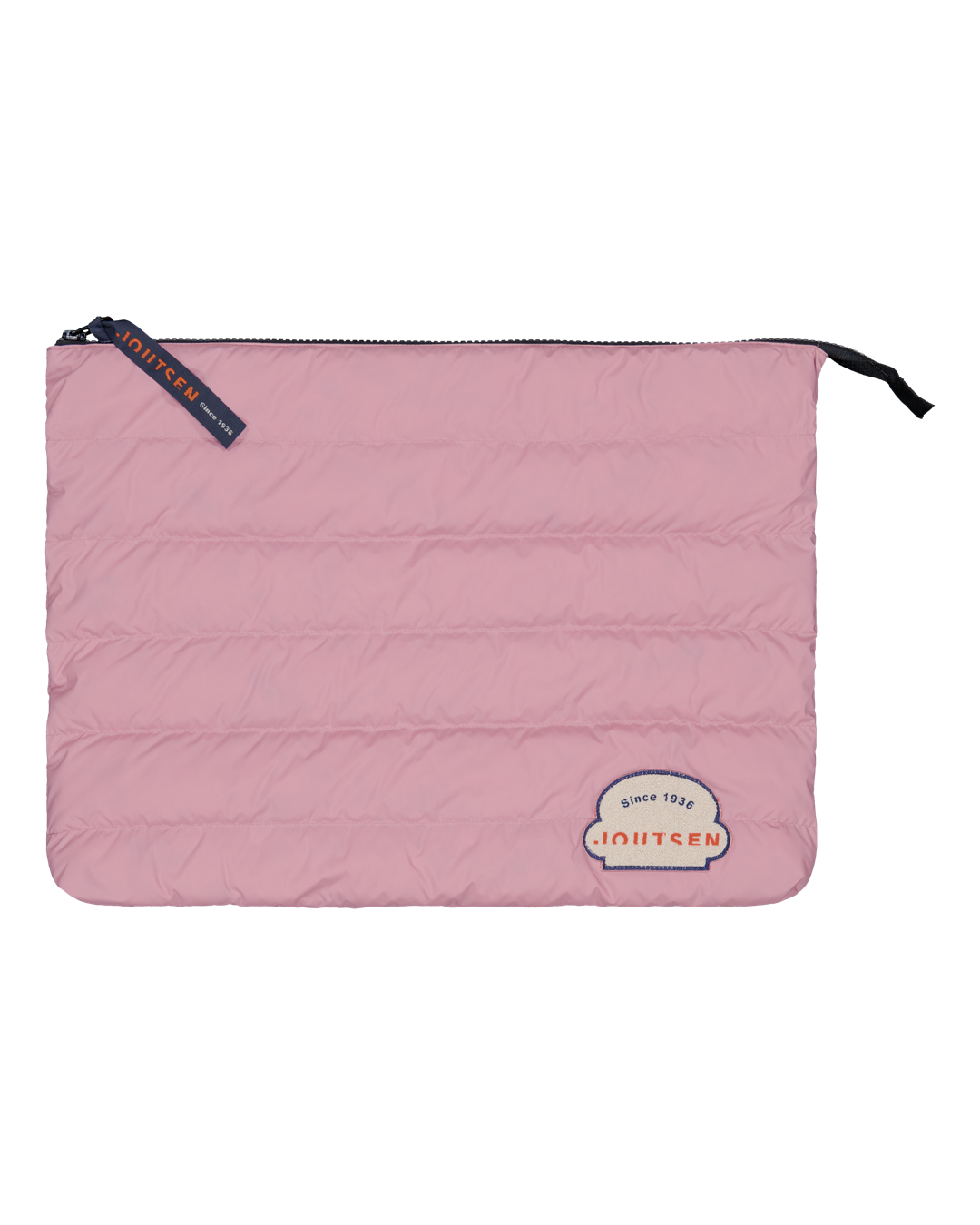 Light pink Keiju down-filled storage bag with a Joutsen label