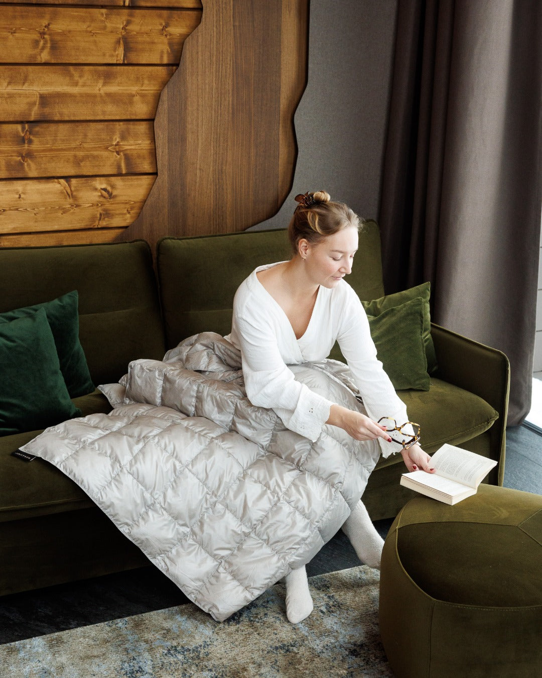 Kulkuri Down Blanket Seashell