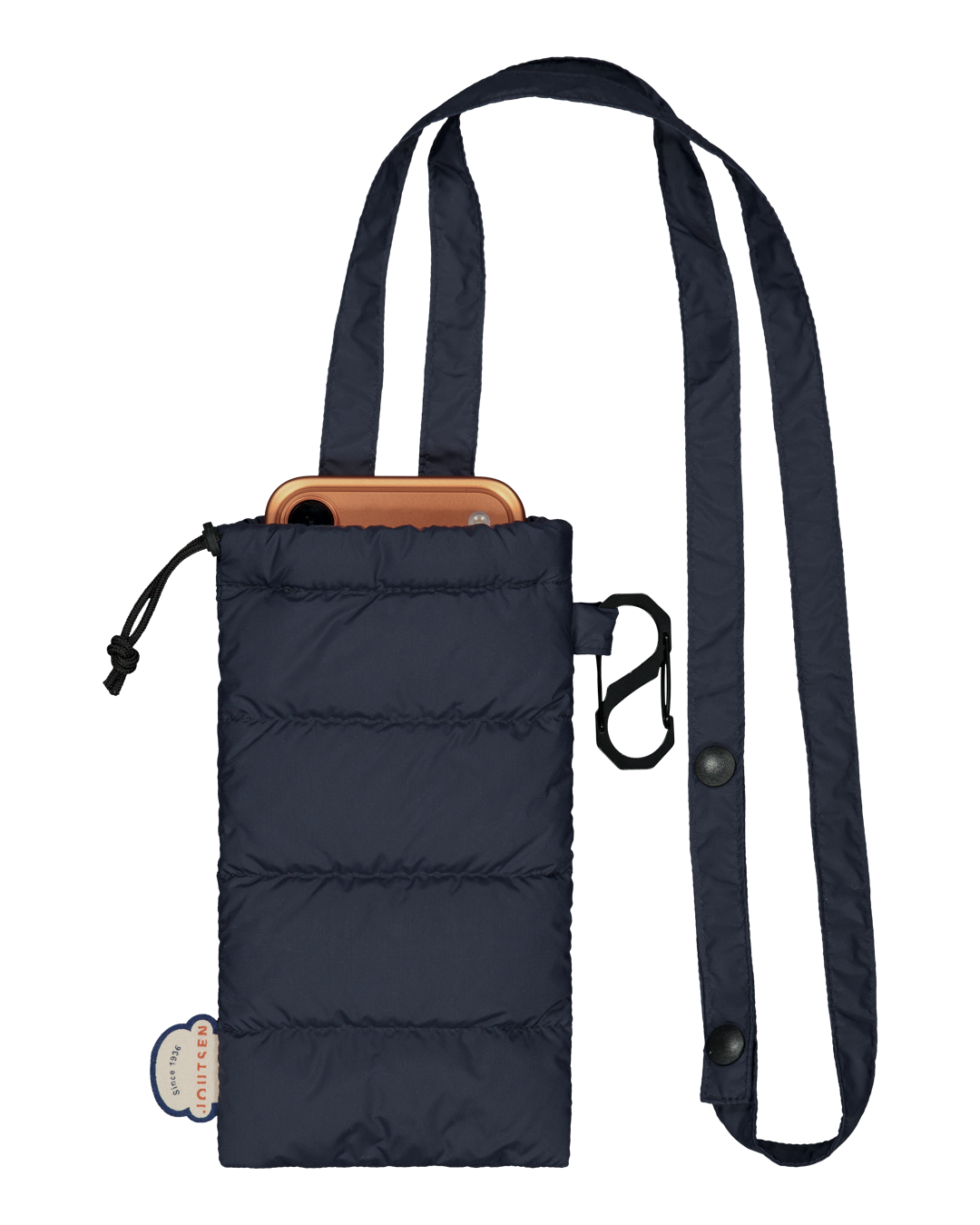 Blue Lilliputti pouch with a detachable shoulder strap
