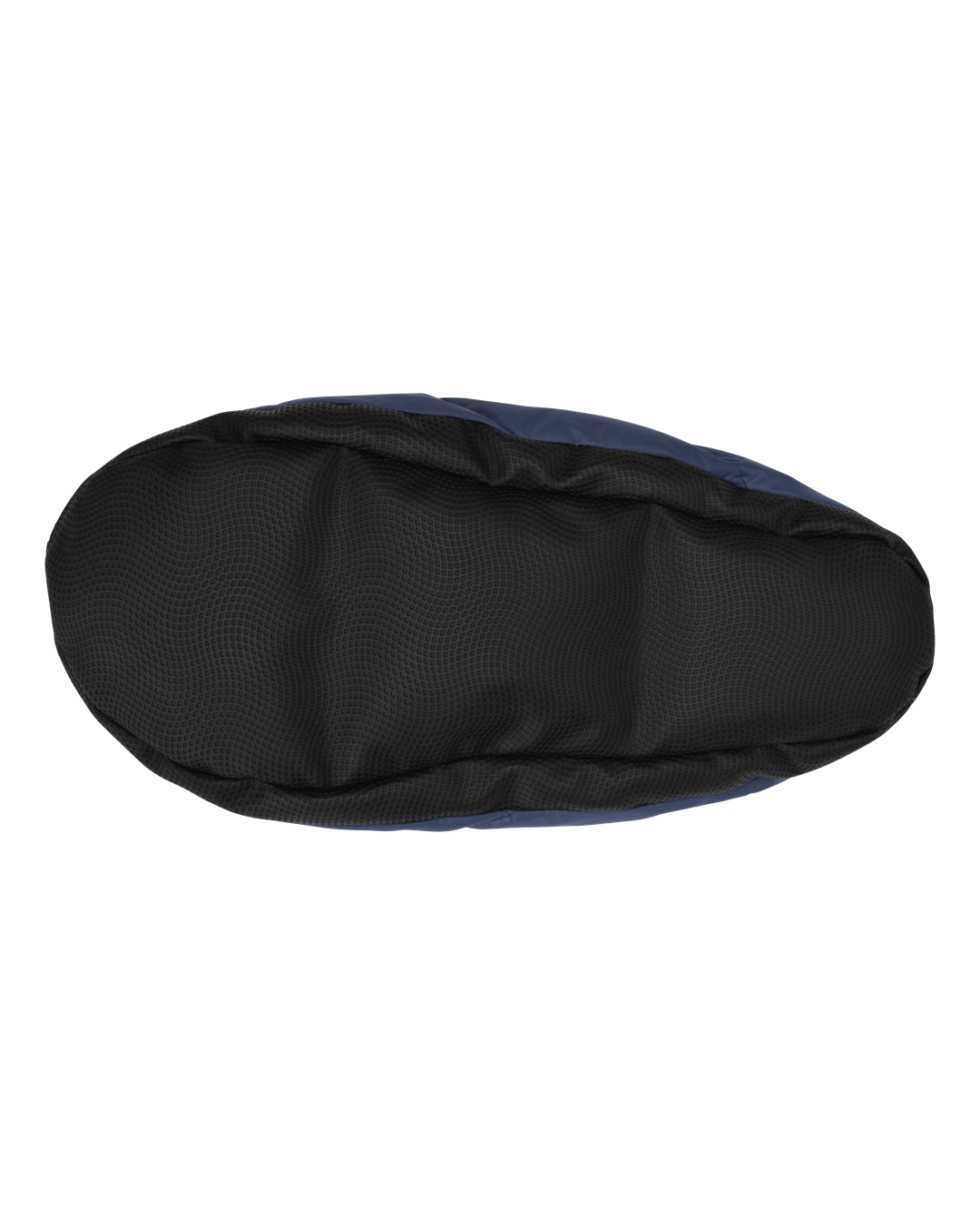 The sole of blue Metka down slippers