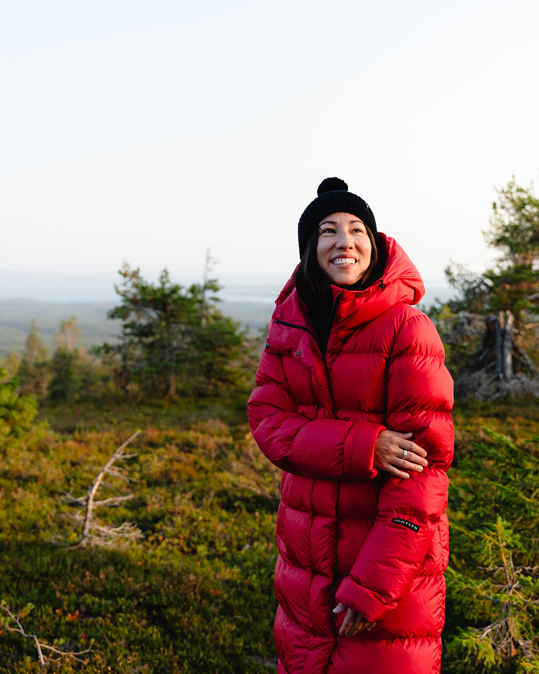 Nietos Down Coat Raspberry