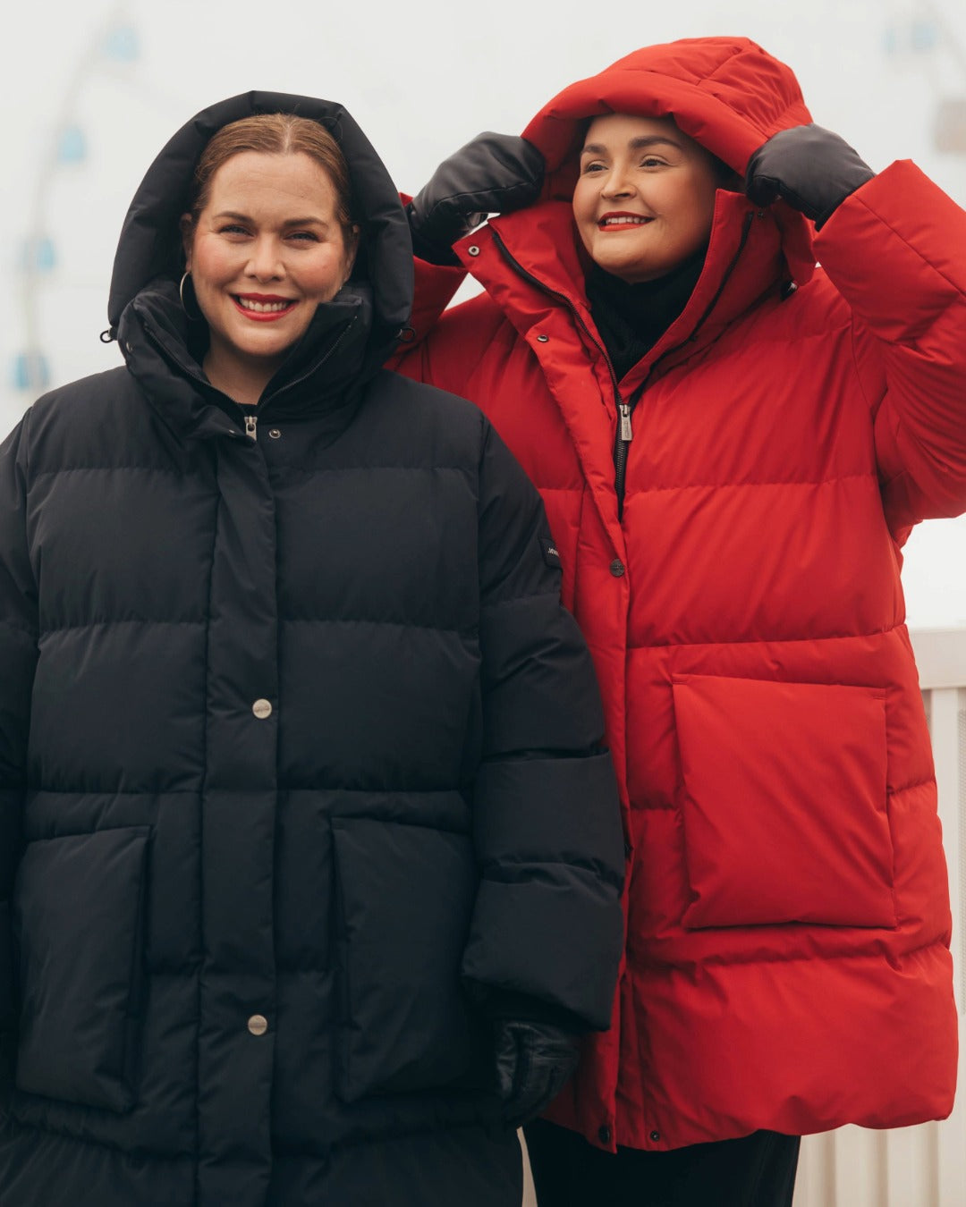 Siiri Down Parka Coat Chili Pepper