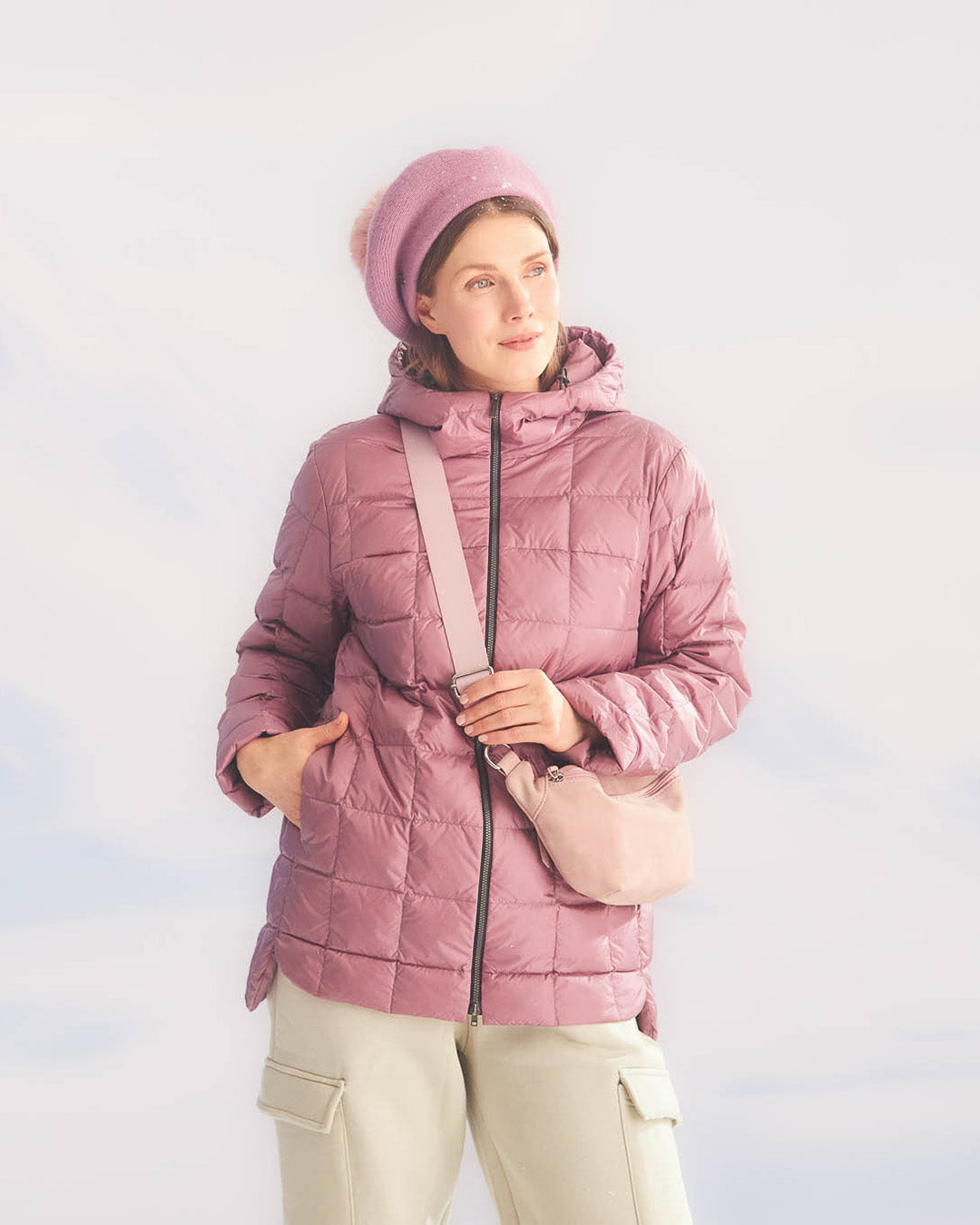 Tulppaani Light Down Coat Dusky Orchid