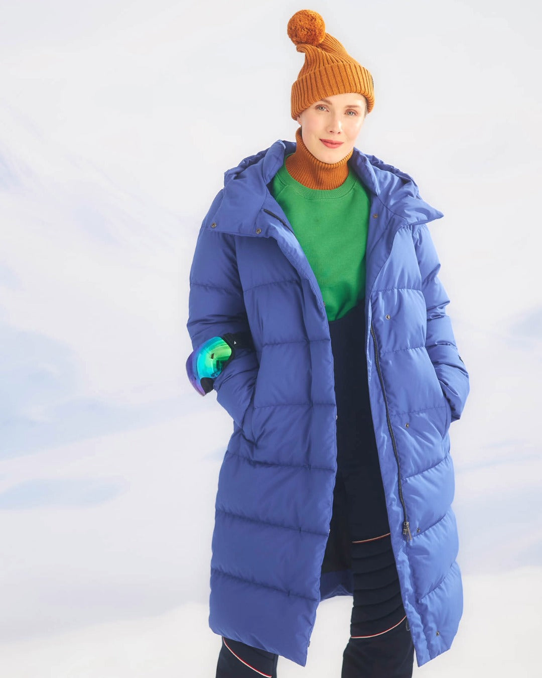 Ulrika Down Coat Indigo Blue