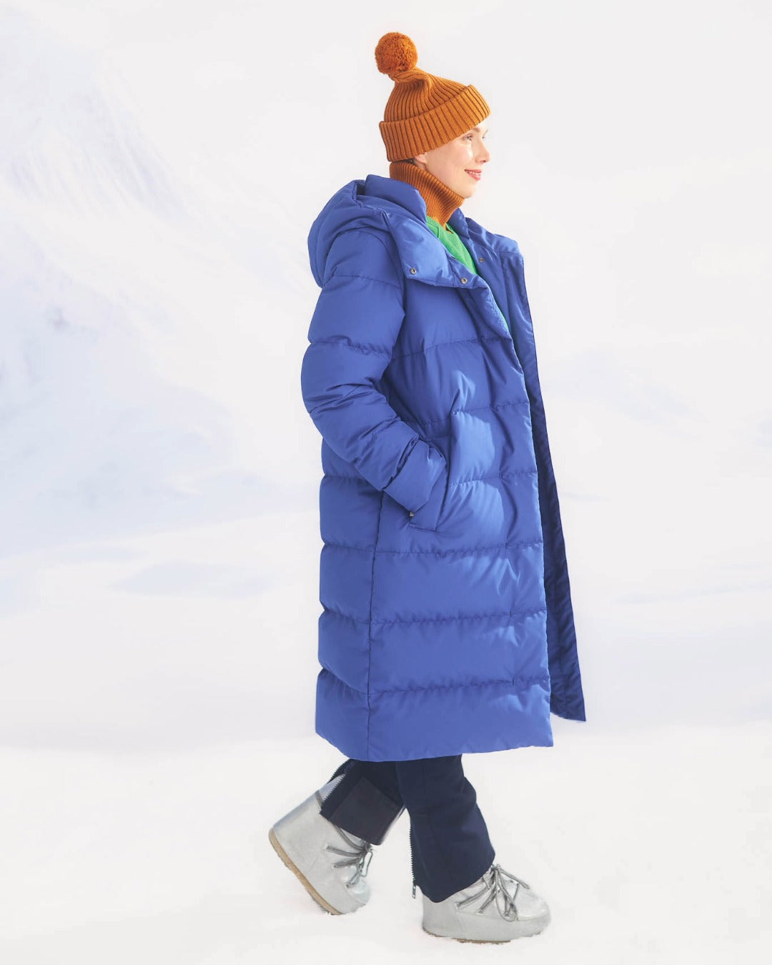 Ulrika Down Coat Indigo Blue