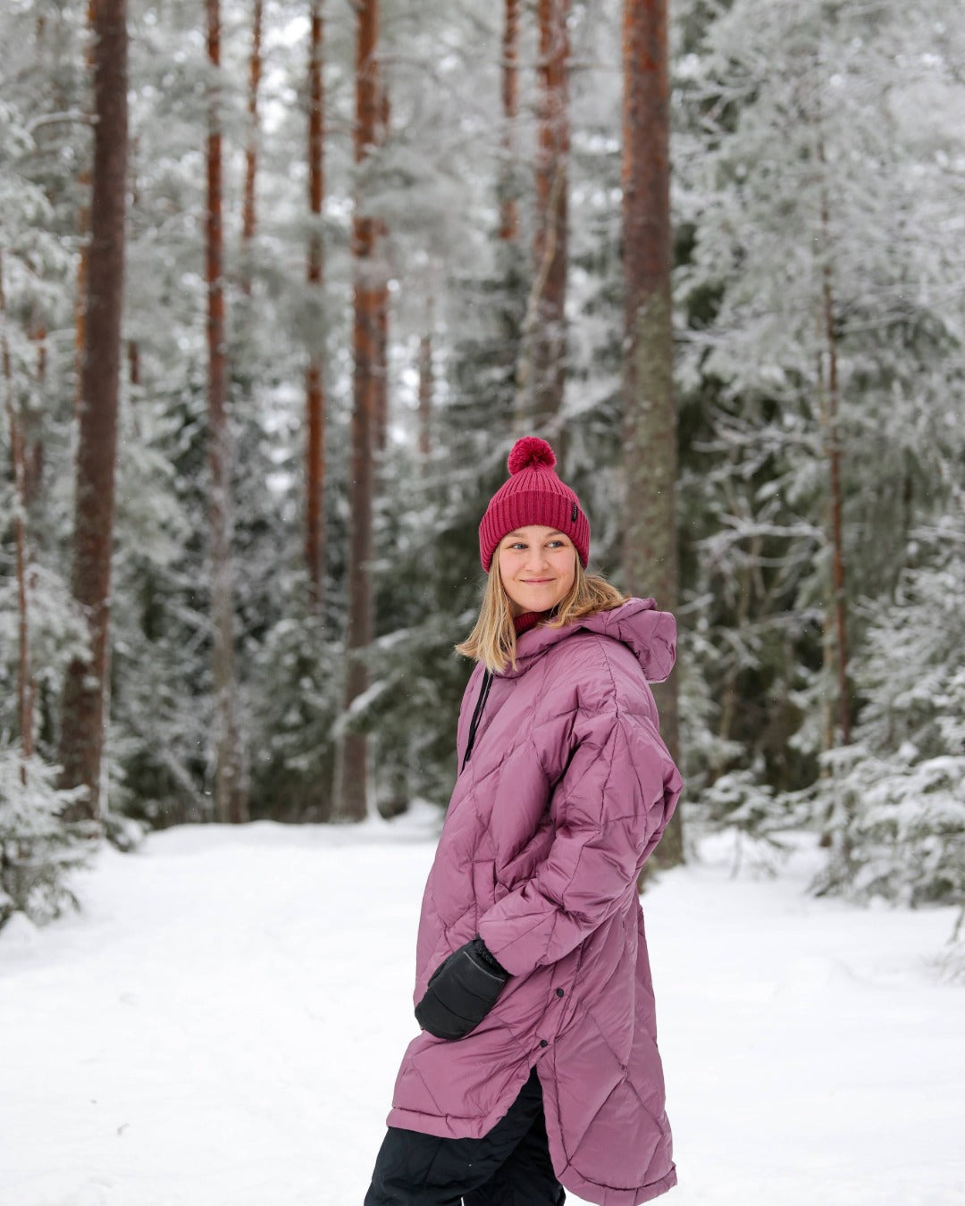 Velho Down Anorak Dusky Orchid