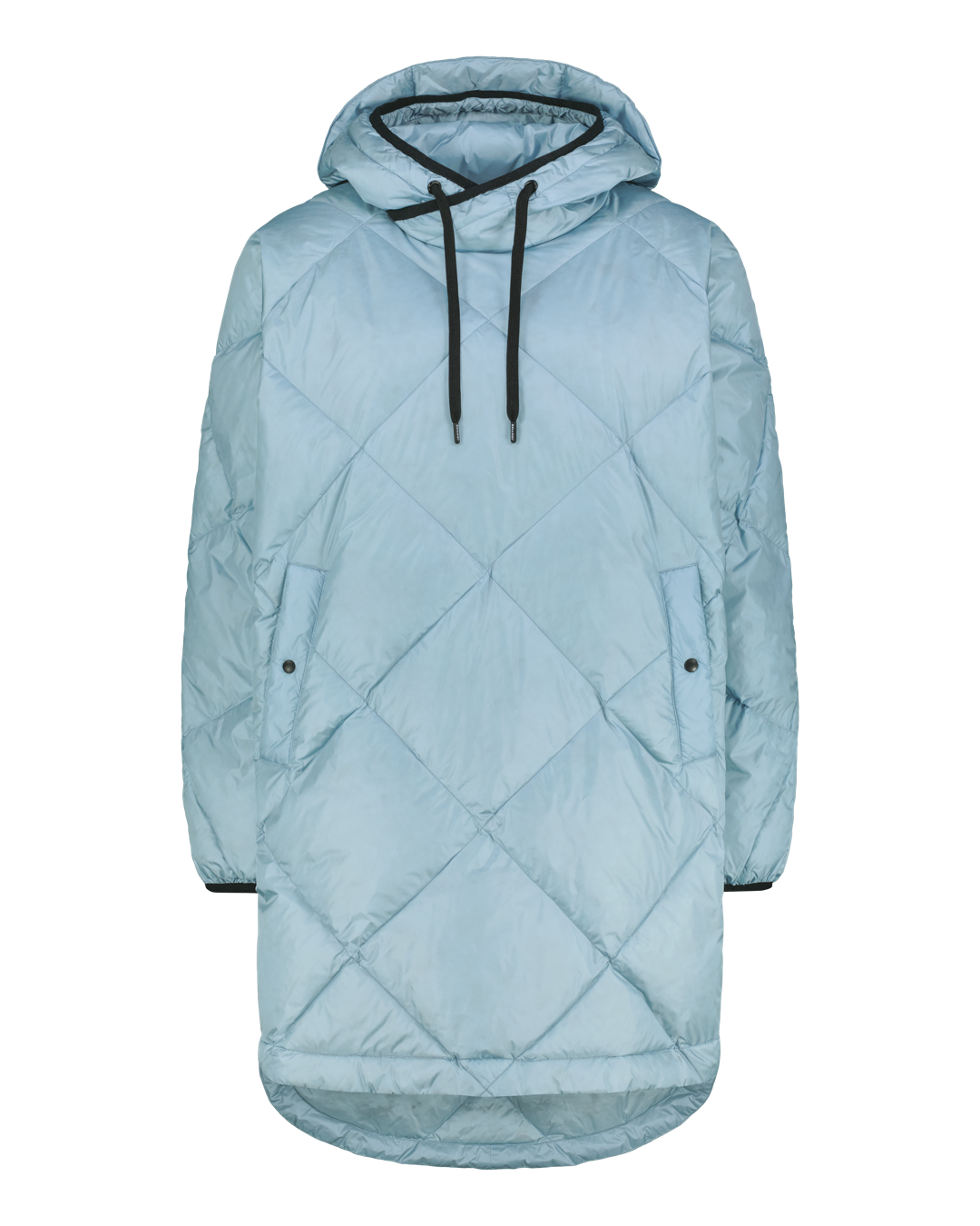 Light blue quilted down anorak
