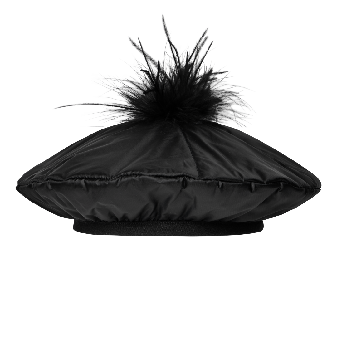 Pumpuli Down Beret - Joutsen - Black