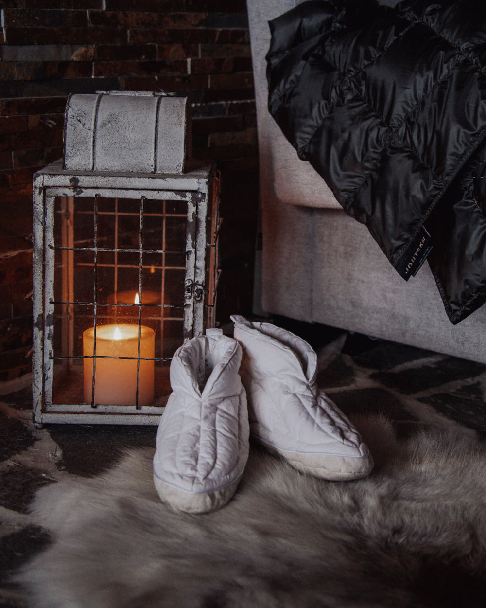 Kuiske Down Slippers - Joutsen -