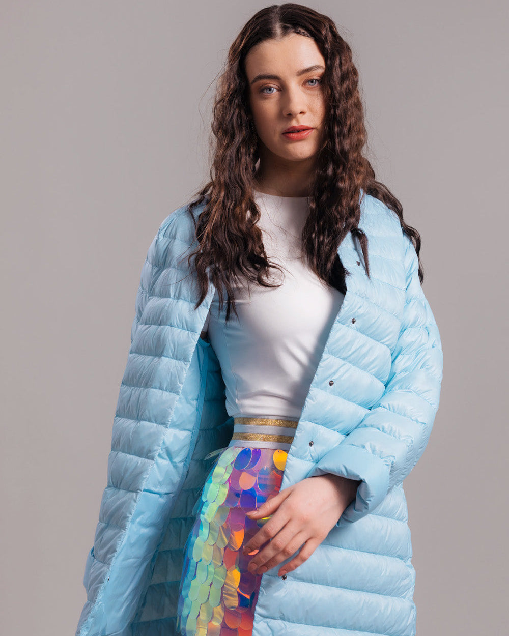 Vuokko Light Down Coat - Joutsen -