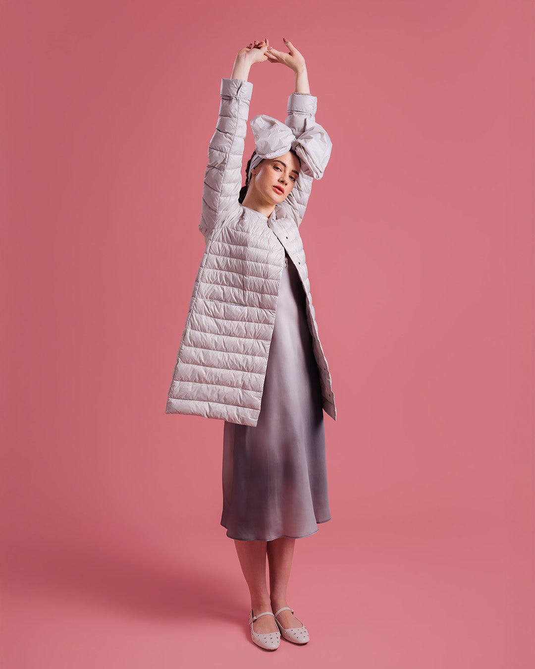 Vuokko Light Down Coat - Joutsen -