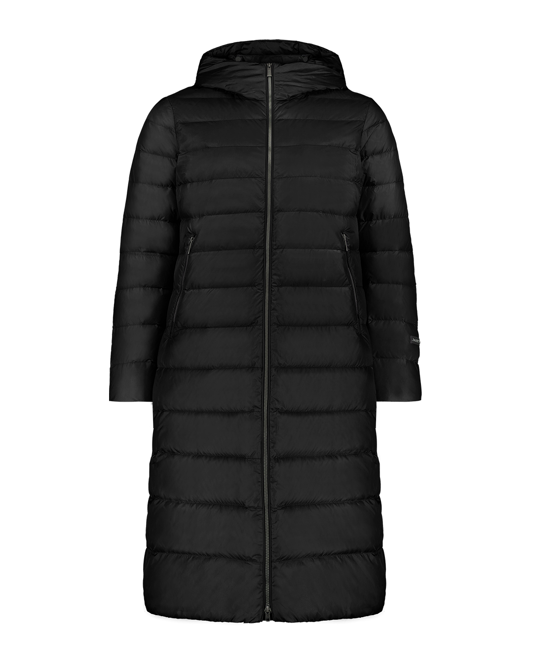 Hanne Light Down Coat Charcoal Black - Joutsen - Charcoal Black
