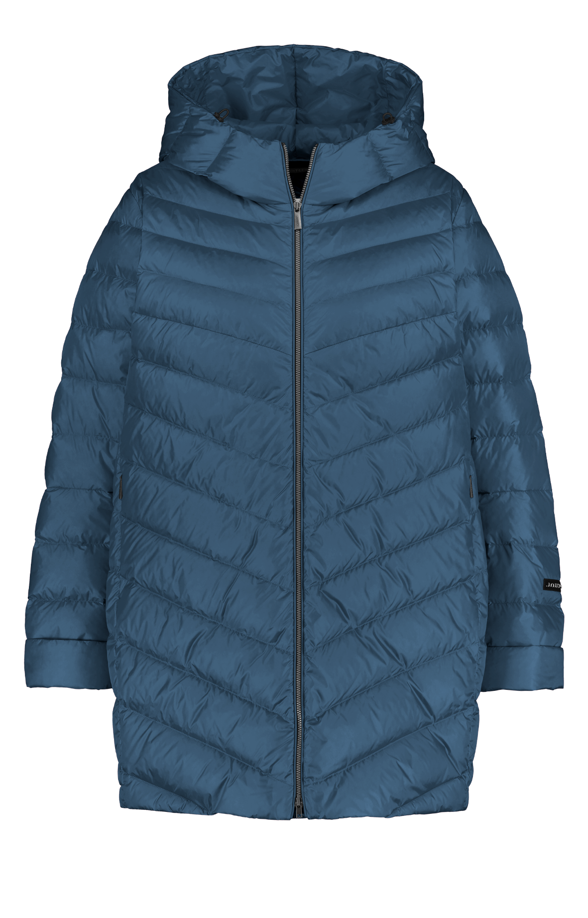 Jasmin Plus Size Light Down Coat - Joutsen - Blue Butterfly