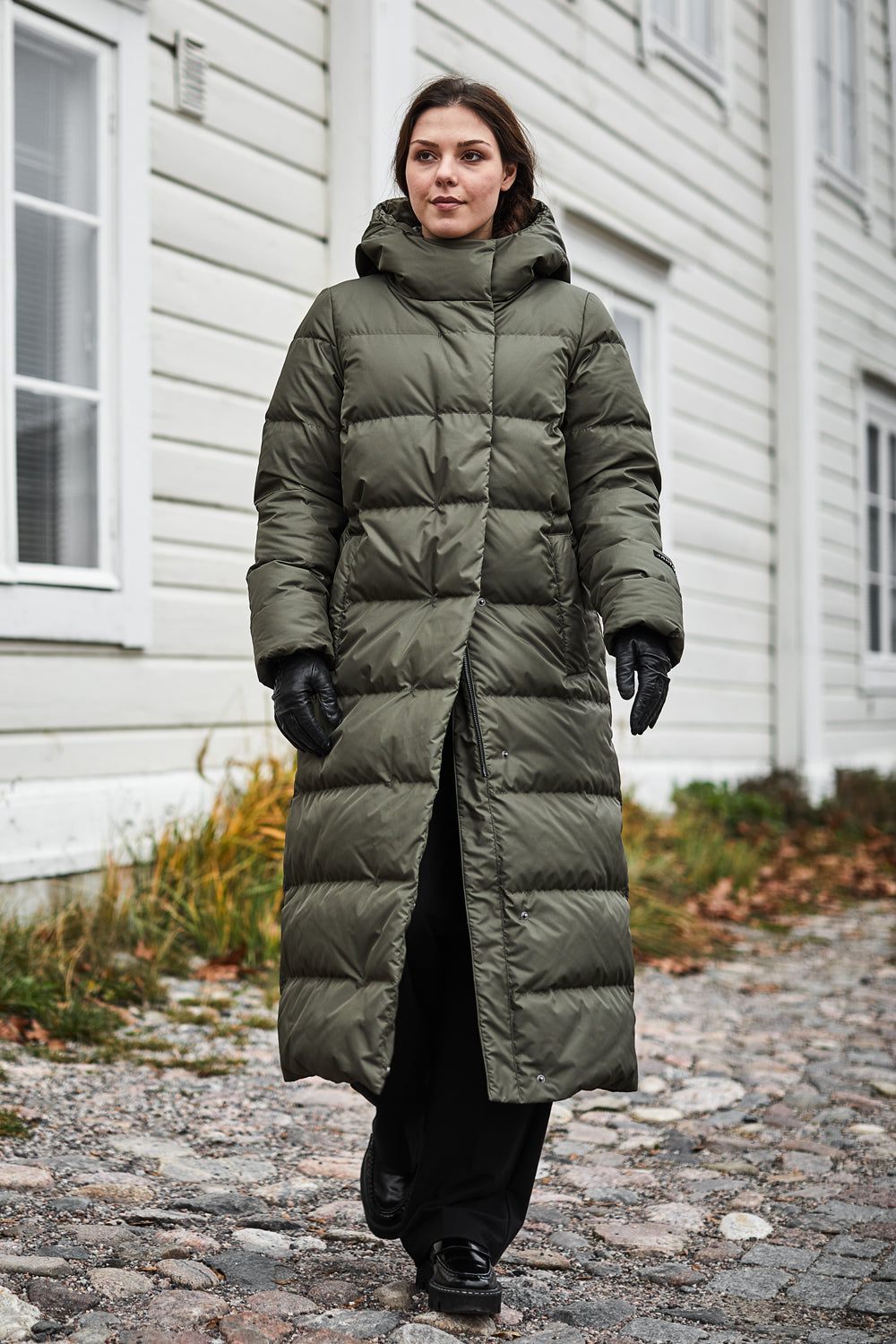 Orange Tysan_ women older winter jackets middle-aged moms large load  50-60-year-old wool