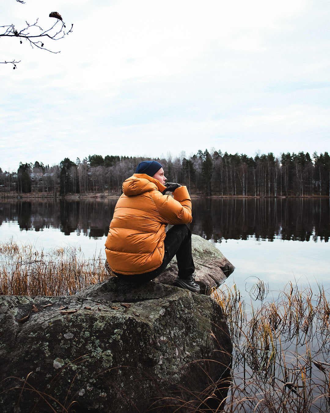 Huurre Down Coat Amber