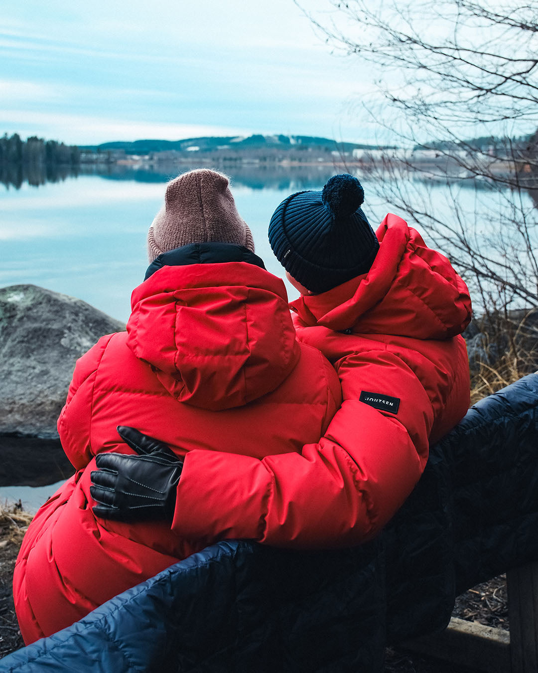 Tuisku Down Parka Coat Chili Pepper