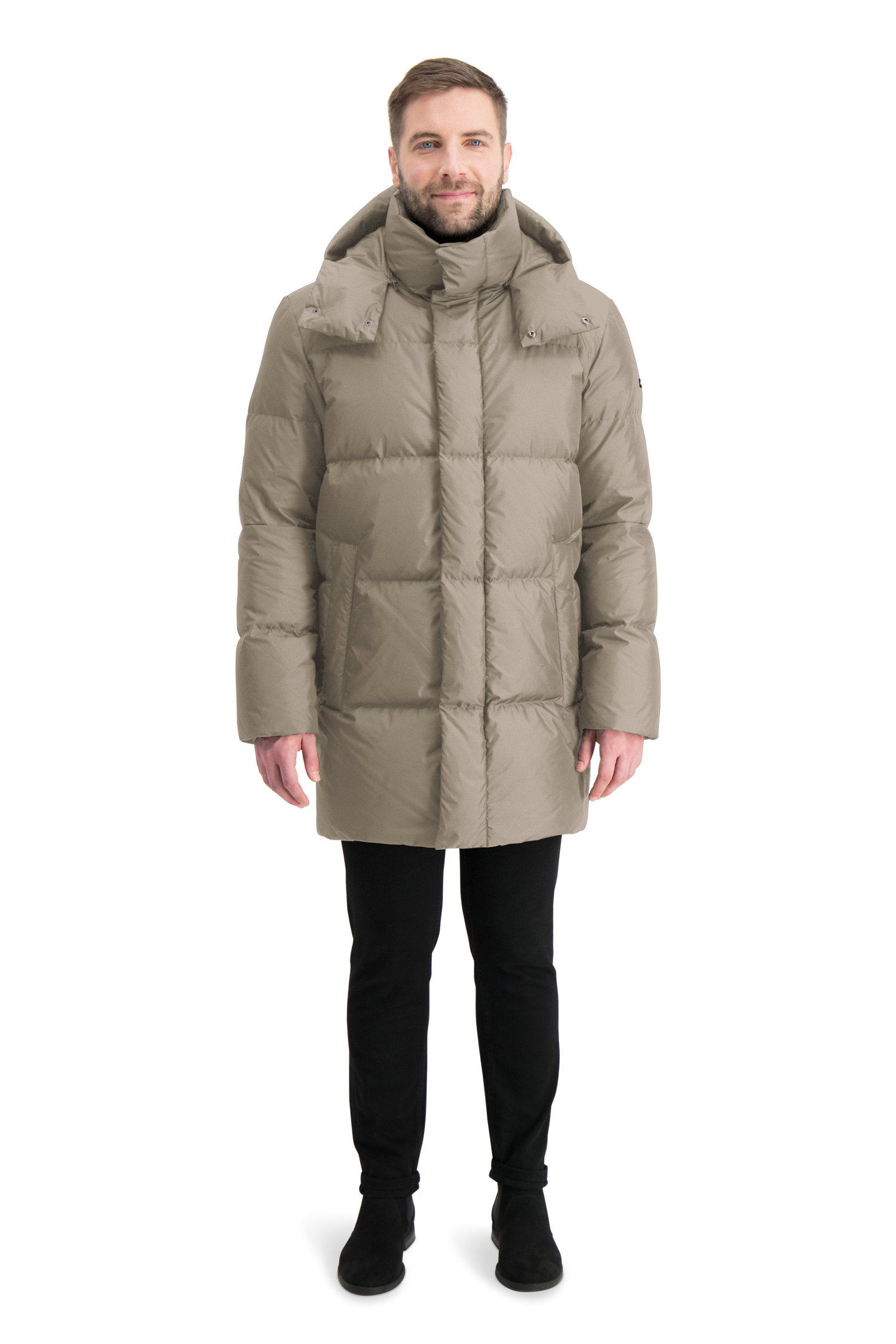 Koski Down Coat - Joutsen - Almond