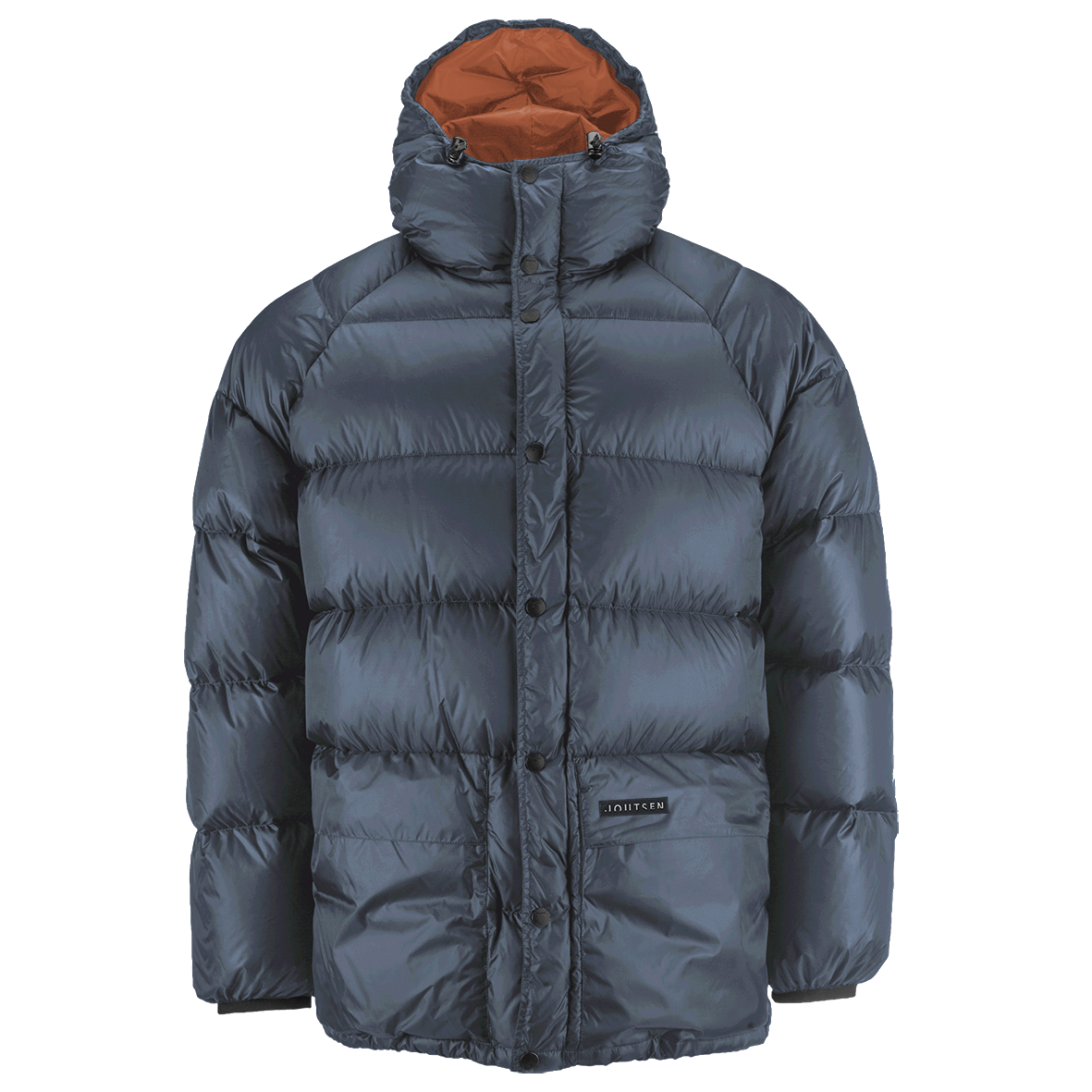 Tauko Down Coat Limited Edition - Joutsen - Atlantic blue/Autumn orange