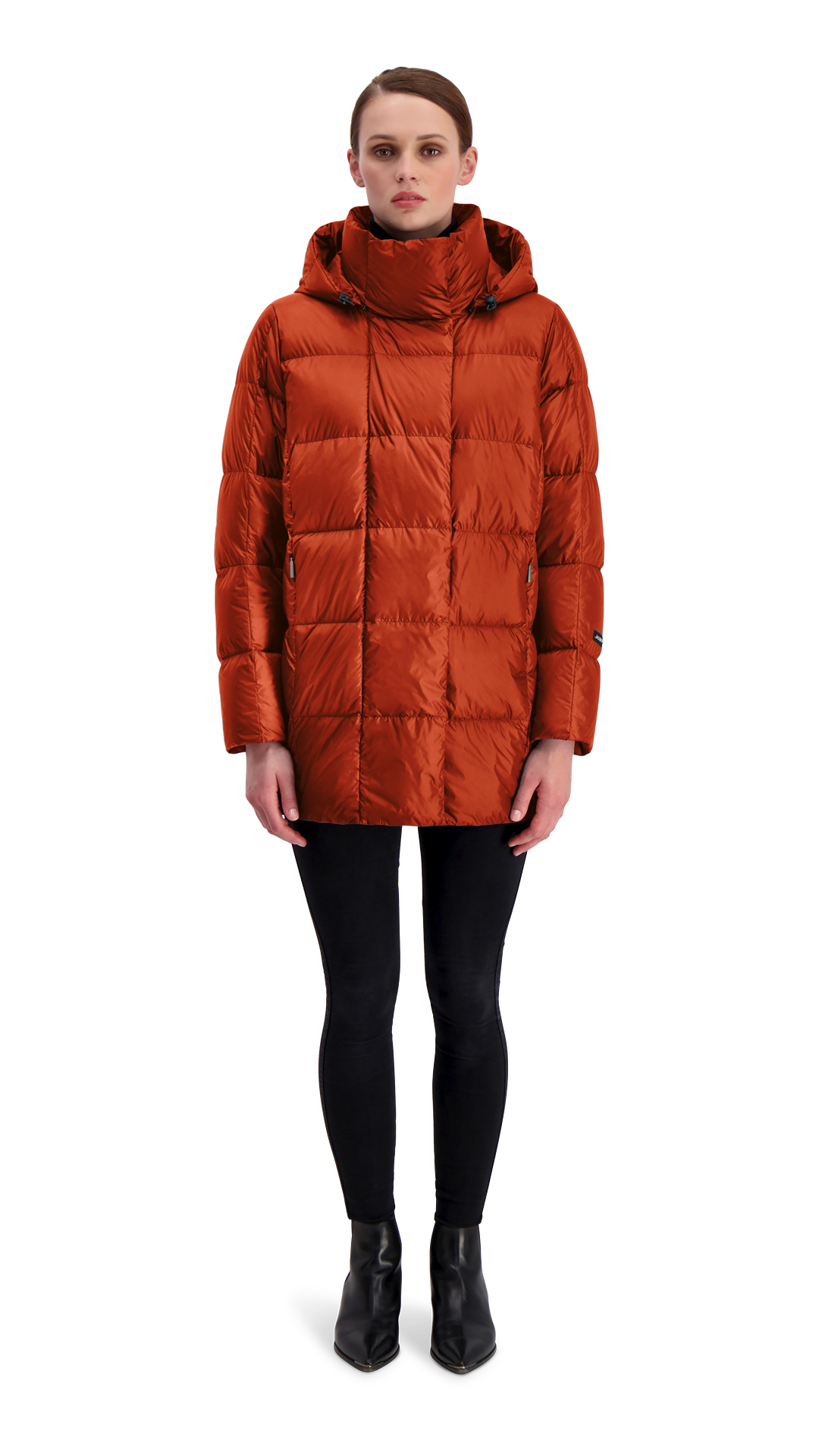 Alma Light Down Coat - Joutsen - Autumn Orange