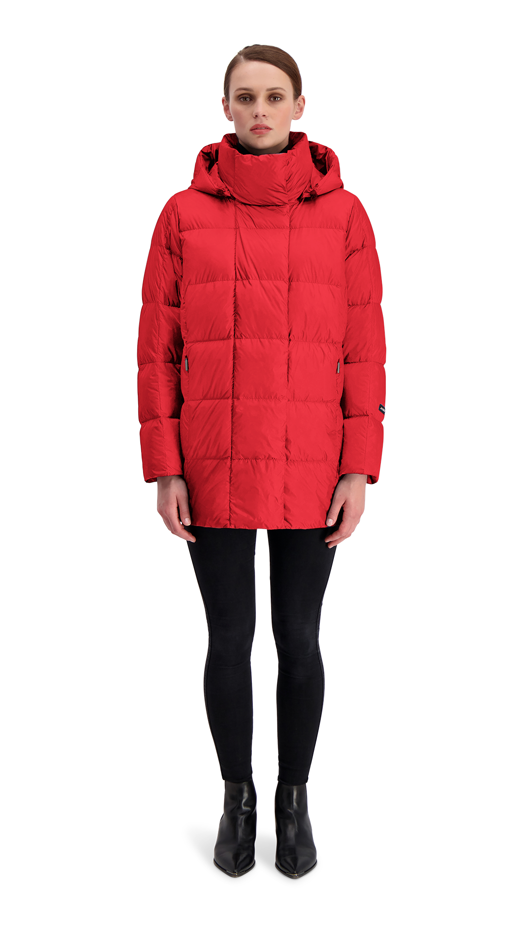 Alma Light Down Coat - Joutsen - Tango Red