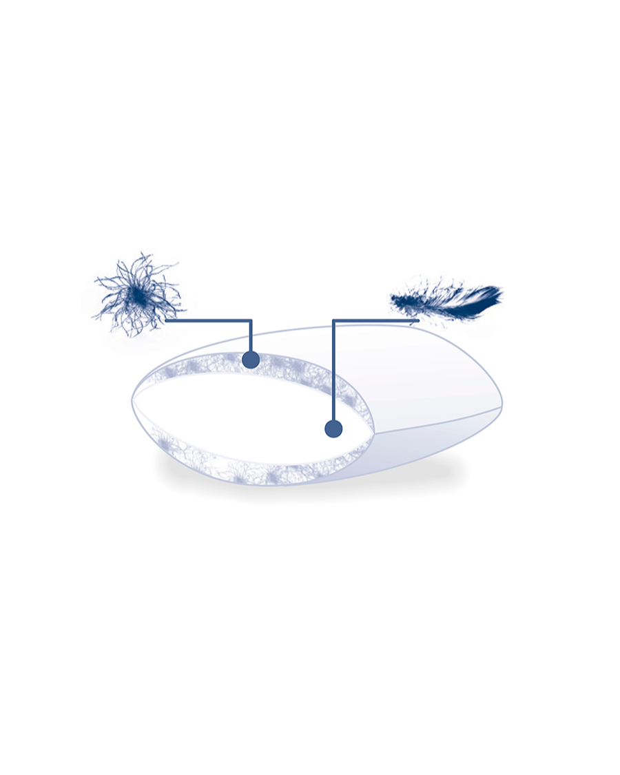 Triplus Ferme -  Firm and High Down Pillow - Joutsen - 