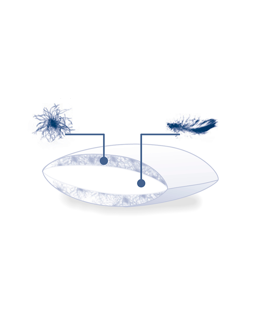 Triplus Tendre -  Soft and High Down Pillow - Joutsen - 